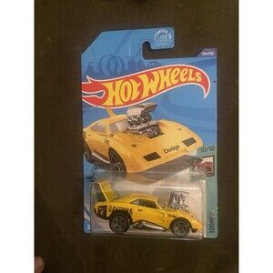 Hotwheels Treasure Hunt Yellow Dodge Charger Daytona 10/10 Tooned